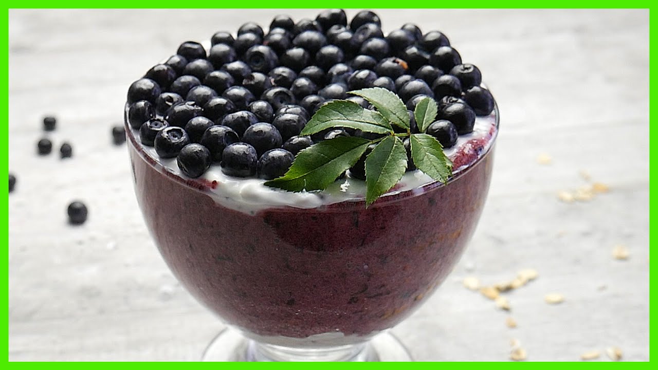 Verf&uuml;hrerischer Heidelbeer Dessert: Gesund & Lecker genie&szlig;en