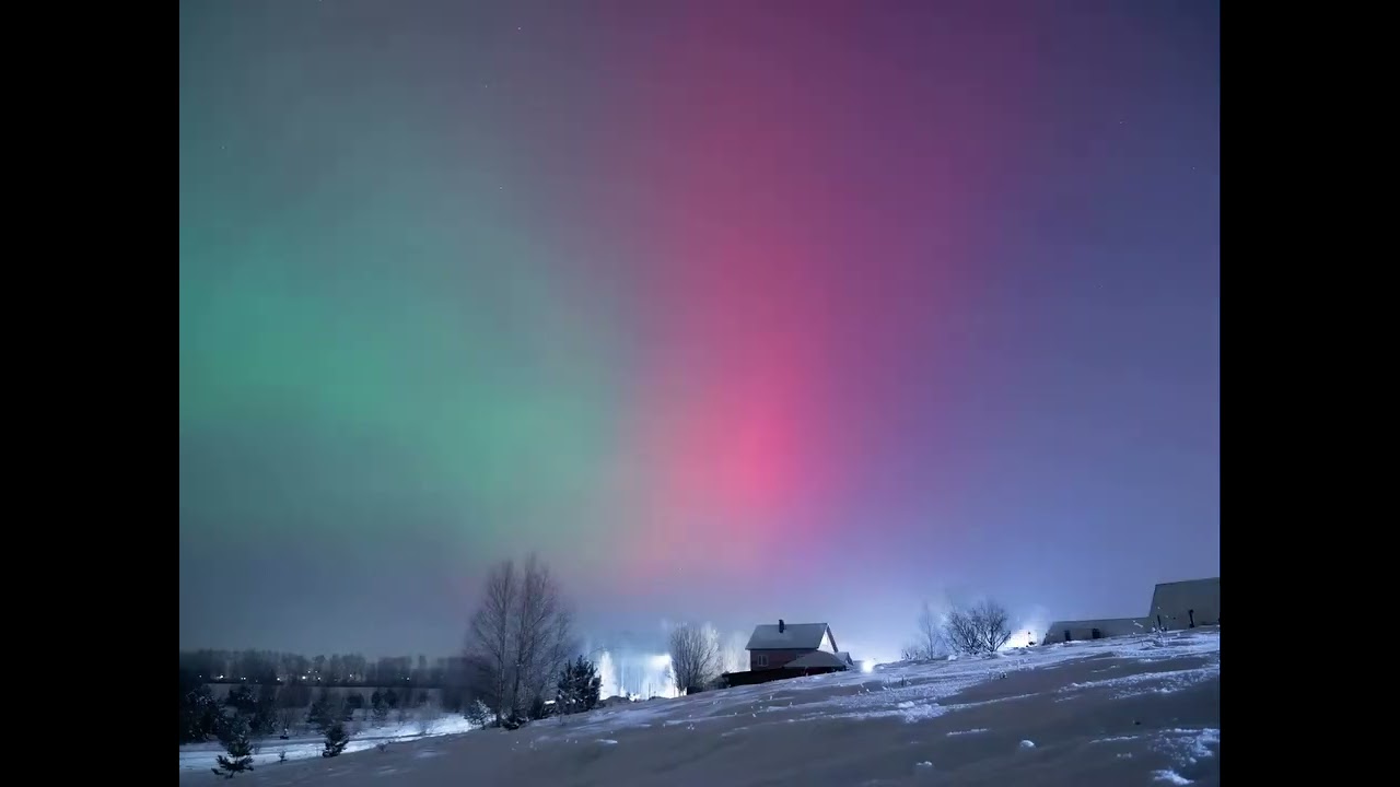 СЕВЕРНОЕ СИЯНИЕ ✨БЕЛАРУСЬ-ЗАСЛАВЛЬ 📍