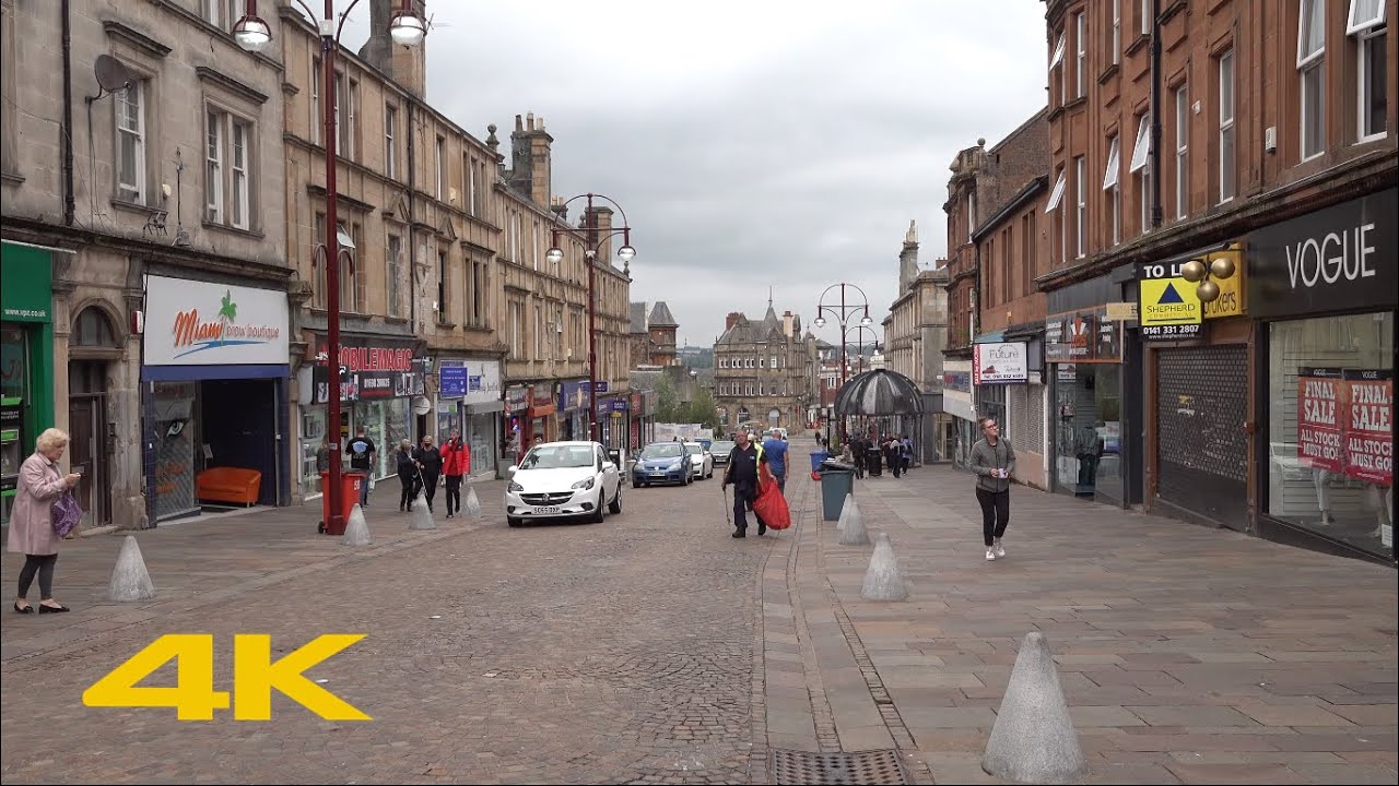 Hamilton Walk: Town Centre【4K】