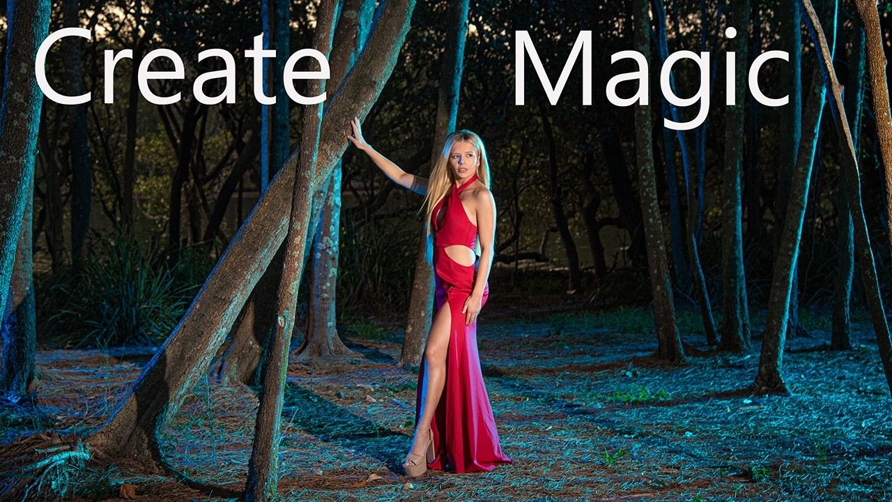 Create a Magical Location for your Model Shoot with Speedlight Flashes