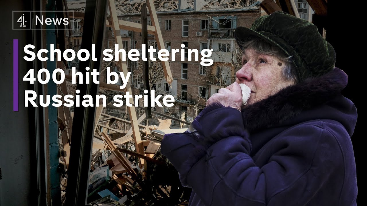 Ukraine Russia conflict: Mariupol school sheltering 400 bombed