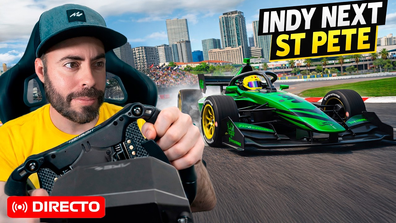 !SORTEO 300€ 🔴 ESTRENO EL NUEVO CIRCUITO CON EL INDYCAR🐝 !alien // !simufy !juegogratis