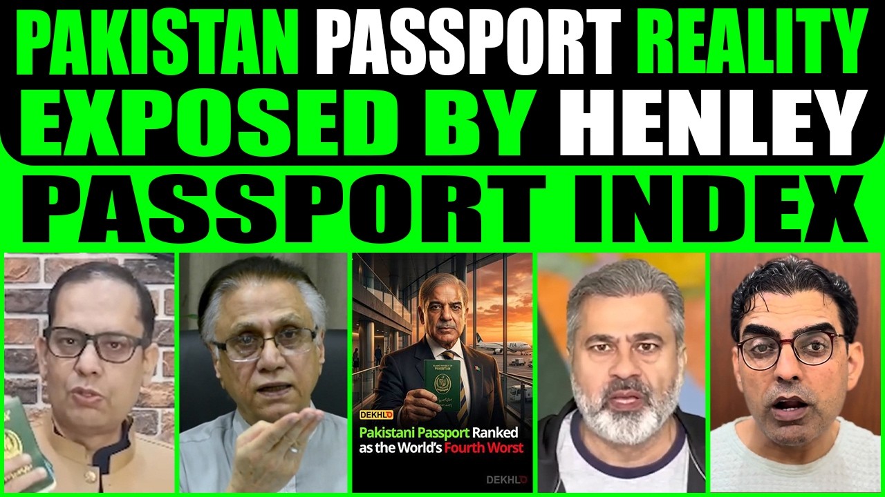 PAKISTAN PASSPORT REALITY EXPOSED BY HENLEY PASSPORT INDEX AGAIN
