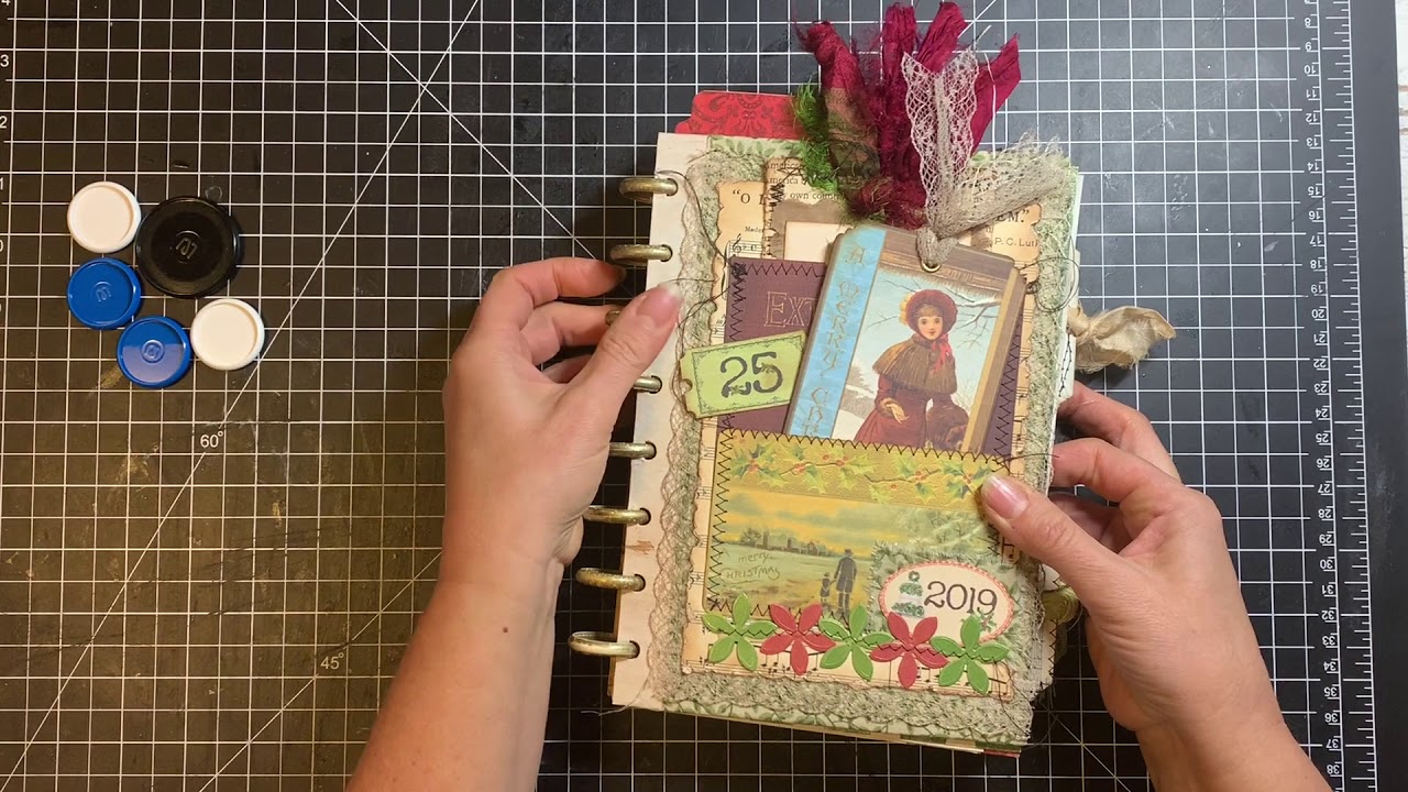 Six Tips for Making a Disc Style Junk Journal and Christmas Disc Journal Flip