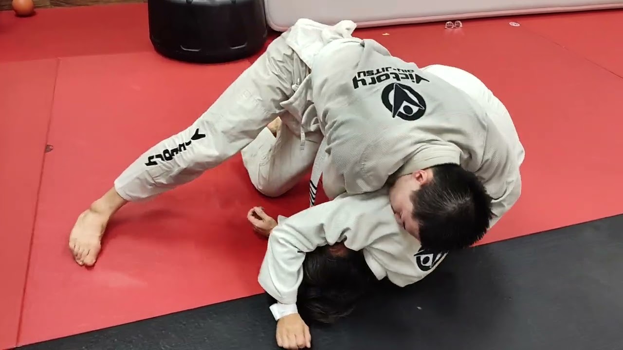 사이드컨트롤 이스케이프한 후 백컨트롤 (Back control from side control escape)