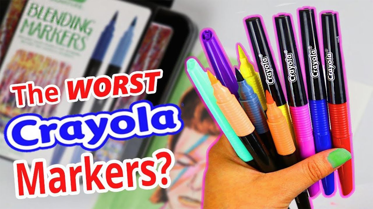 I WANT MY MONEY BACK CRAYOLA! ...Blend & Shade Marker Review