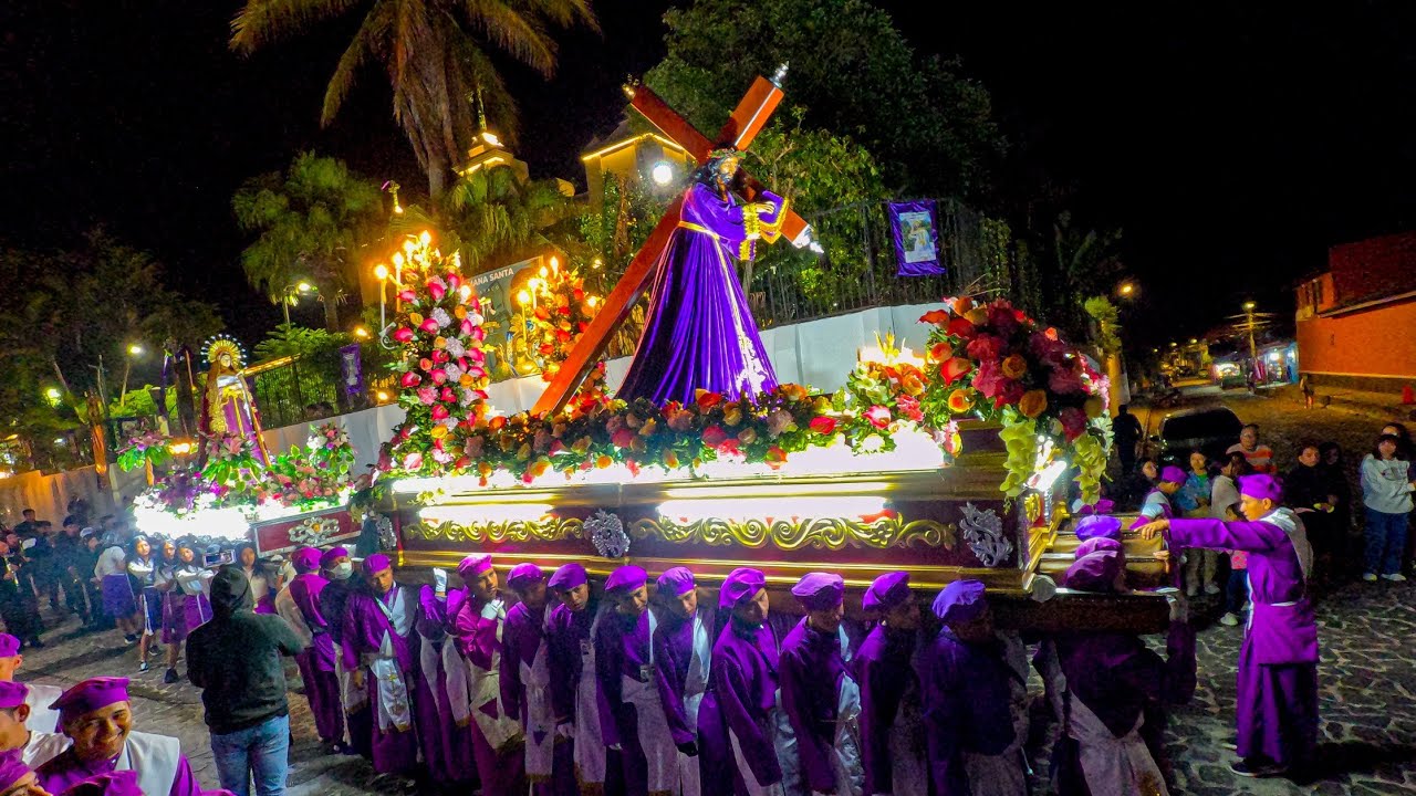 Primer viernes de cuaresma en la ciudad de Concepción de Ataco 2026 💜