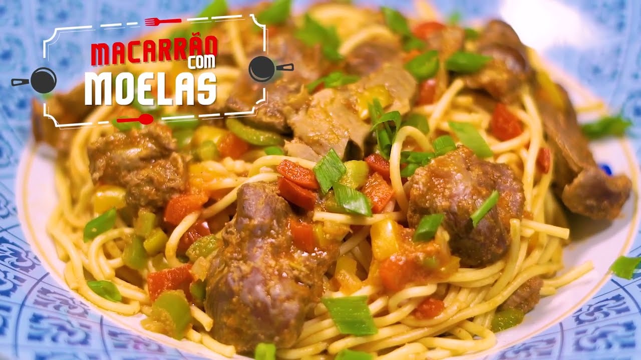 Macarão com Moela - Divino Minuto - Receitas Divinas