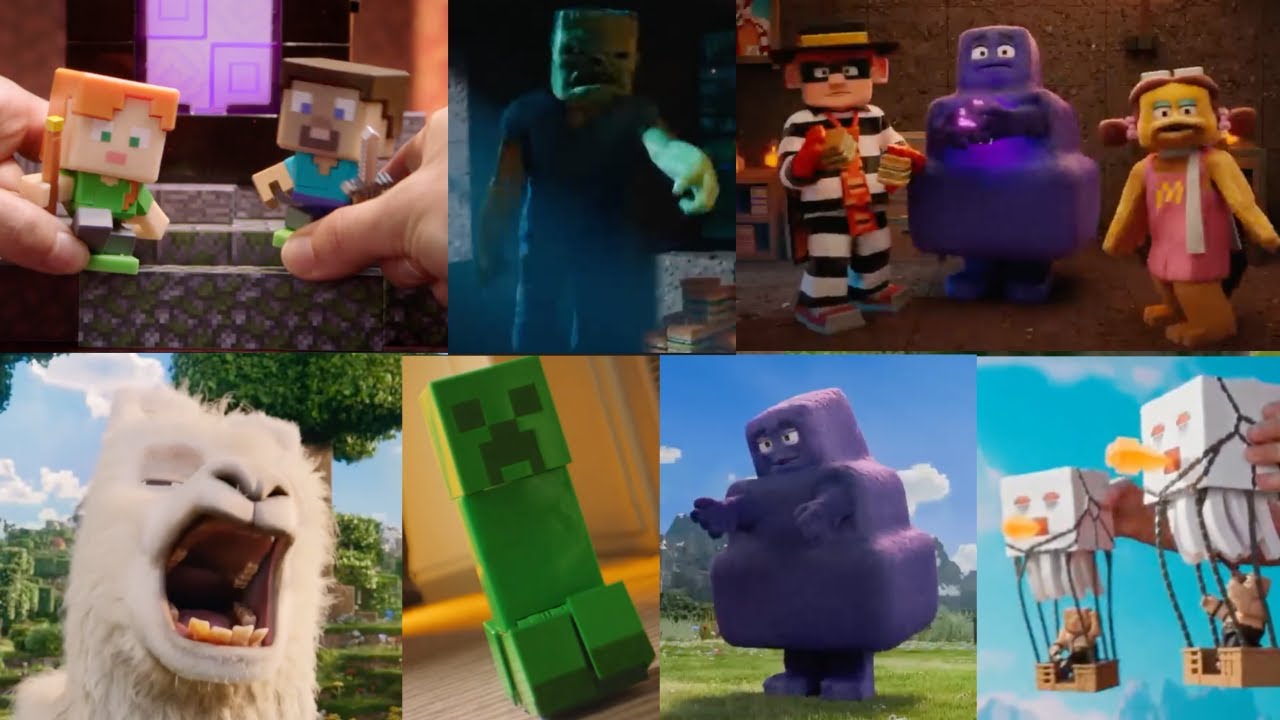 Minecraft Commercials Compilation All A Minecraft Movie Ads Review