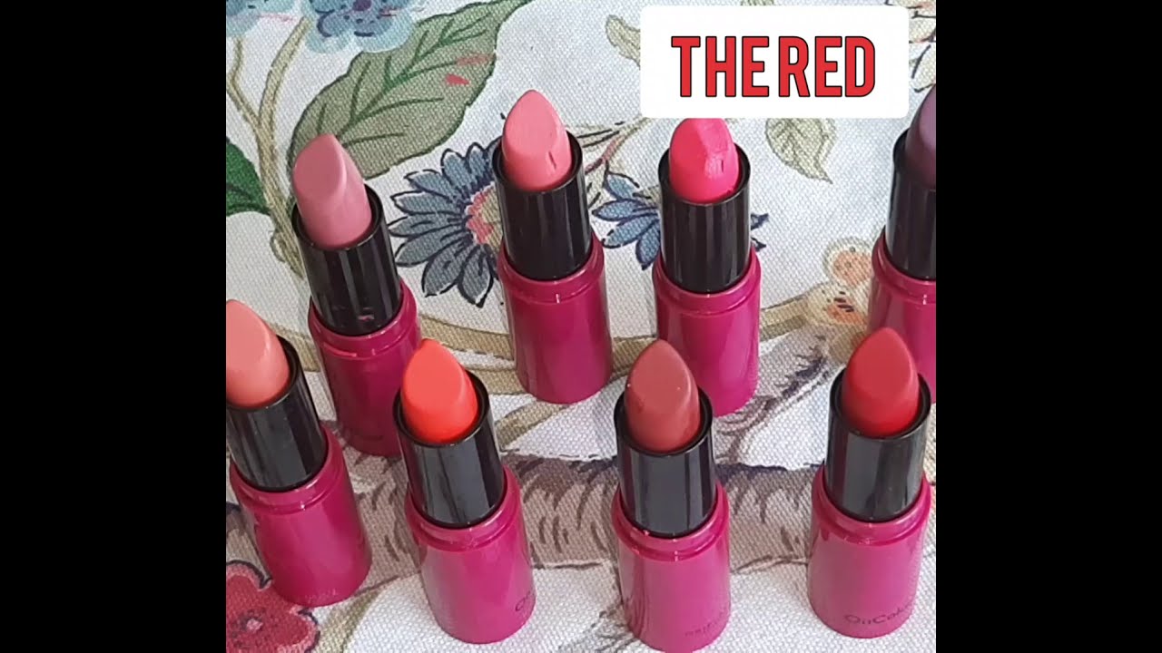 All 8  Shades Oriflame OnColour Matte Lipstick ||clicon free lipstick ||paraben free ||zahrazworld