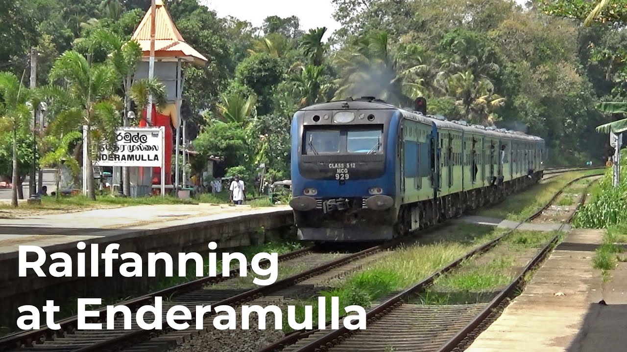 Railfanning at Enderamulla Railway Station in Sri Lanka