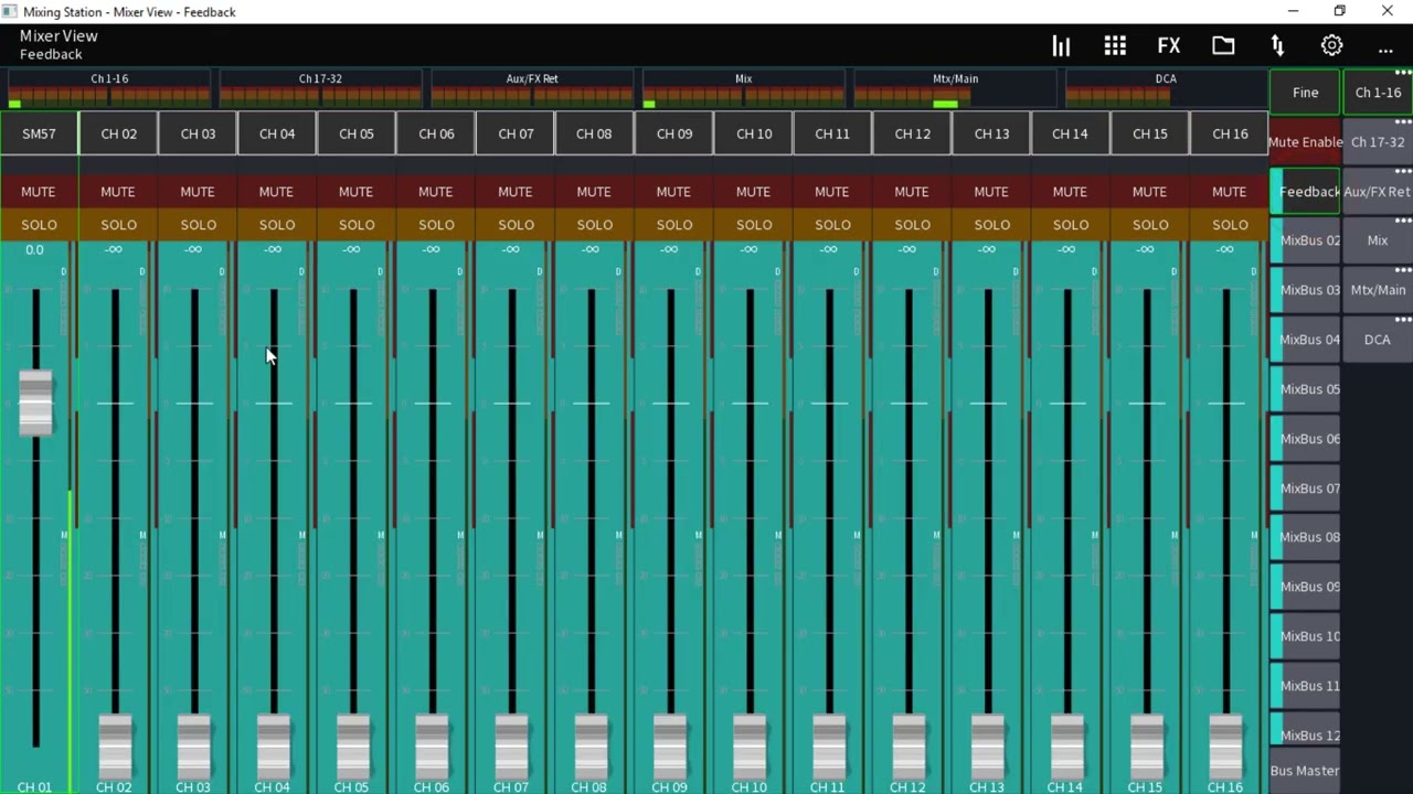 Using The Feedback Detection Feature In Mixing Station Pro