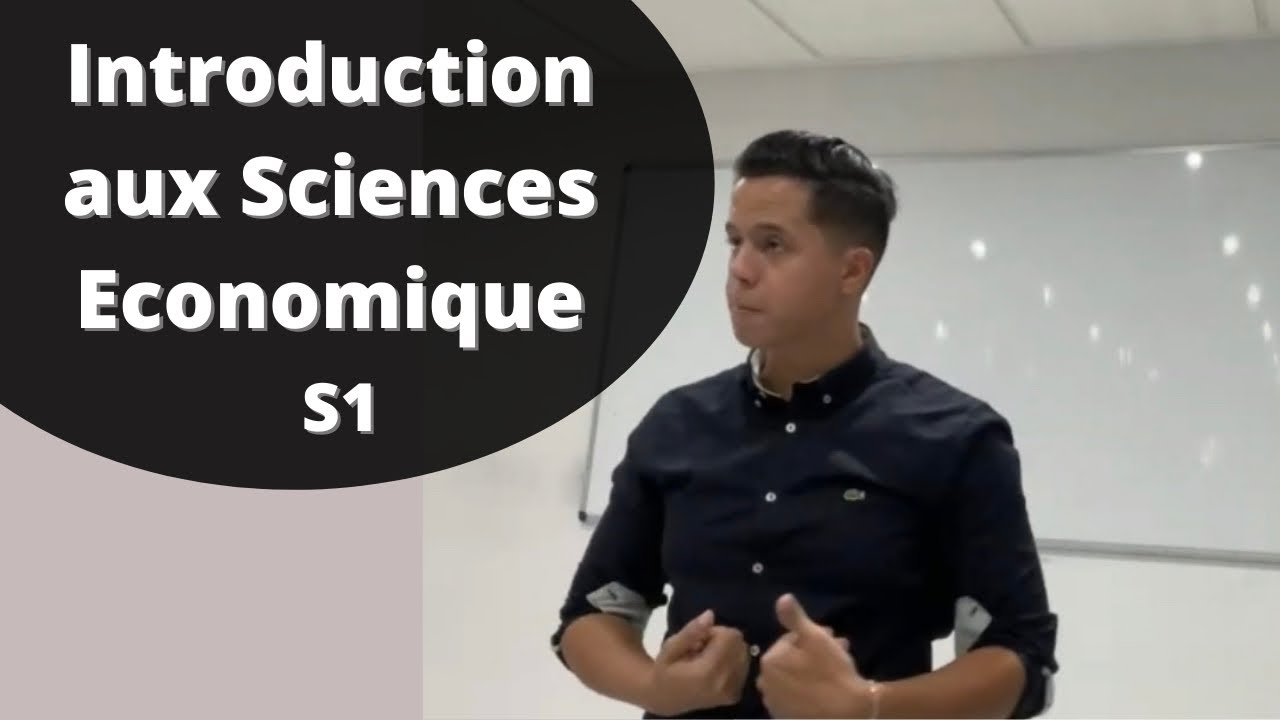 S1 - Introduction aux sciences économiques (Droit en français)