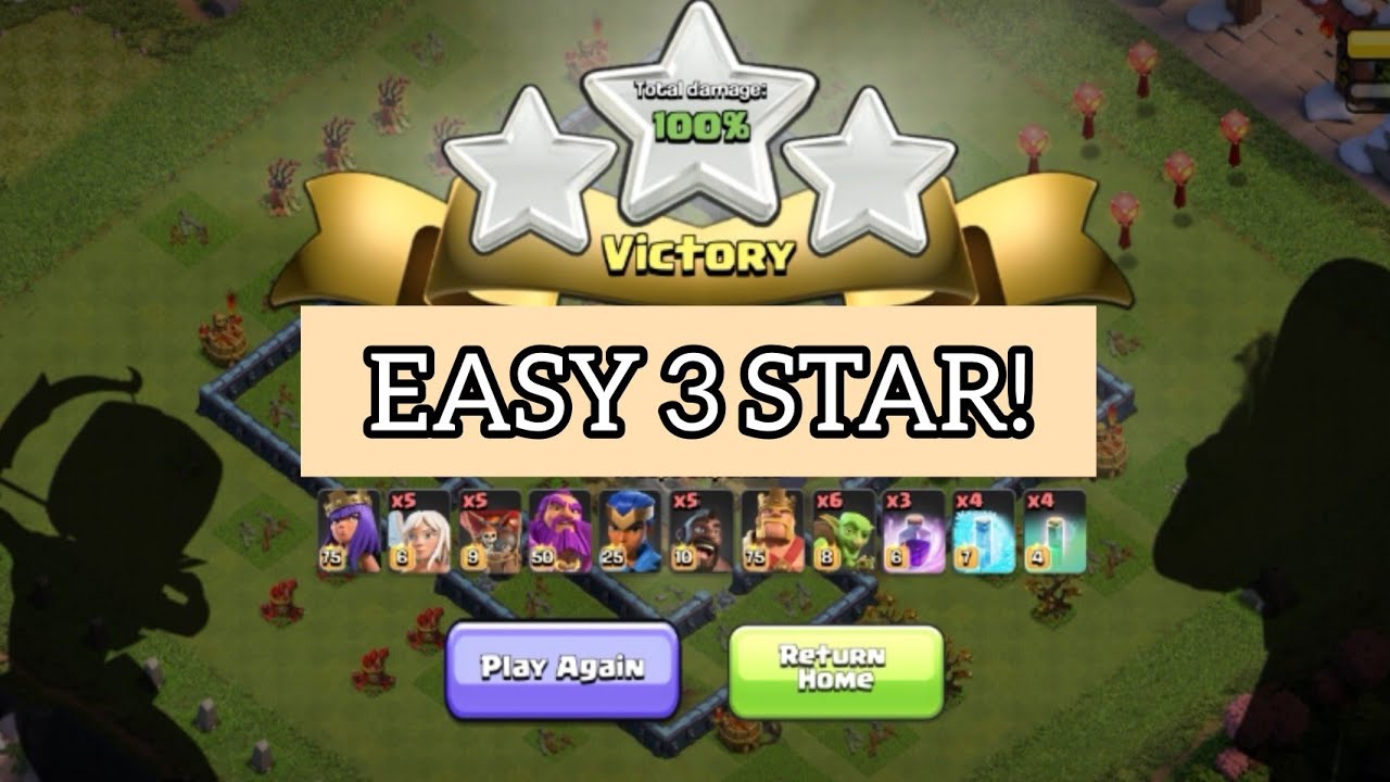HOW TO 3 STAR HOG MOUNTAIN EVENT IN CLASH OF CLANS | TUTORIAL