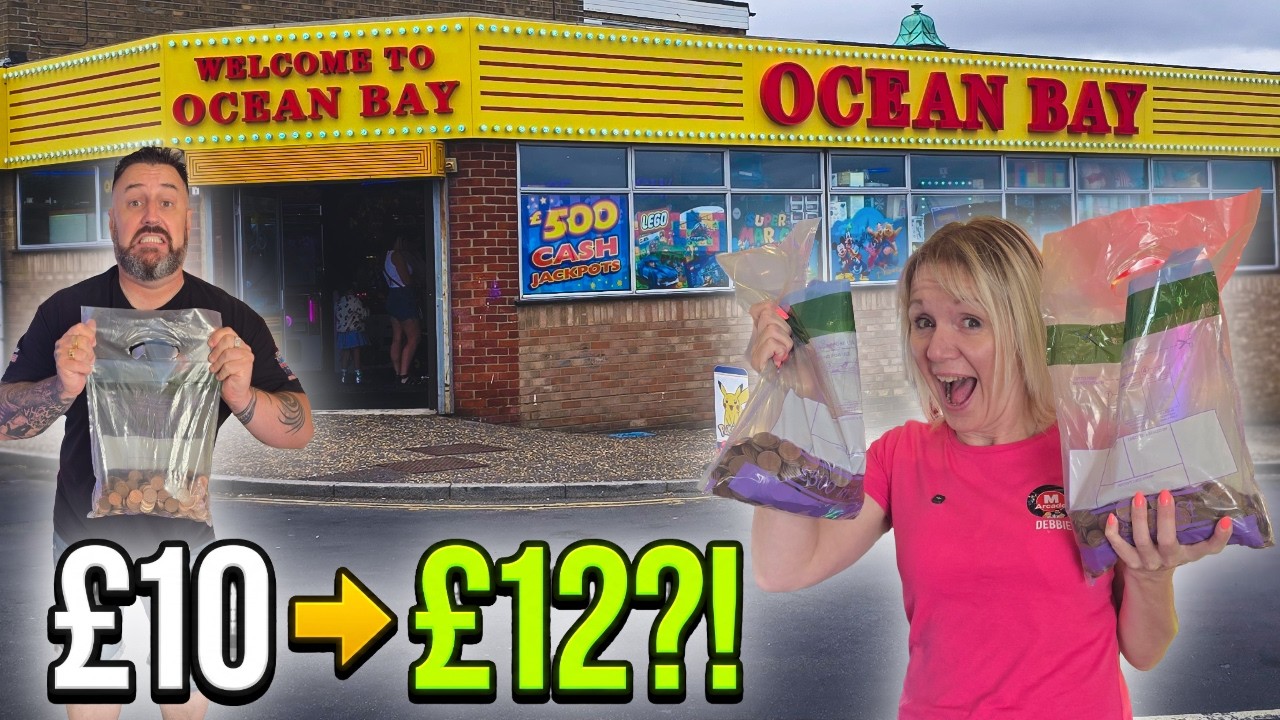 The &pound;10 2P Bag That Gives You &pound;12?! Ocean Bay Amusements, Gorleston-on-Sea, Great Yarmouth