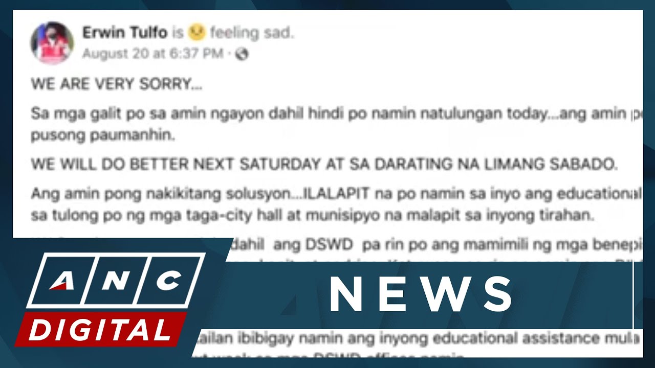 Sec. Erwin Tulfo vows to improve DSWD cash aid distribution | ANC