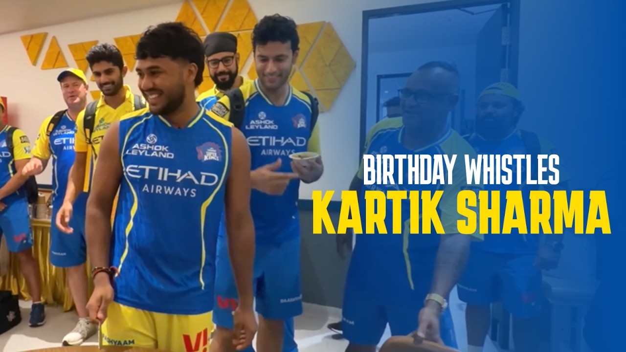 Birthday Whistles Kartik Sharma | WhistlePodu | CSK