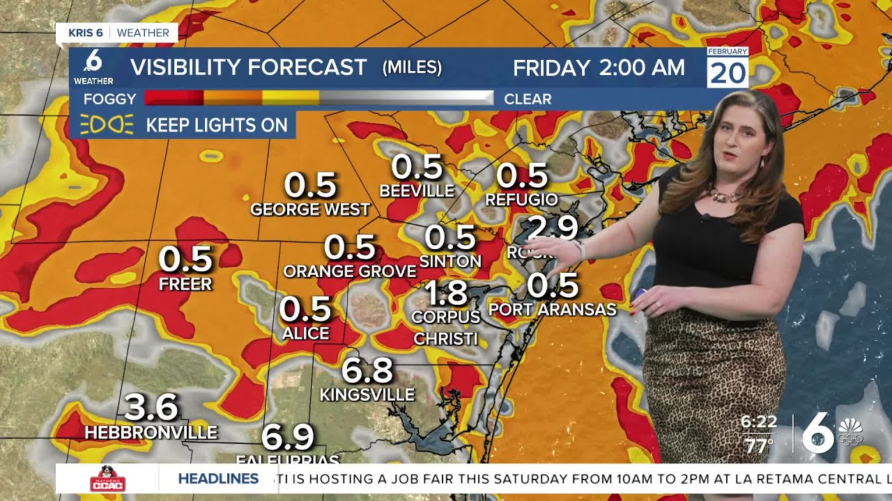 Friday forecast looks warm and foggy— hopefully with a few showers, too!