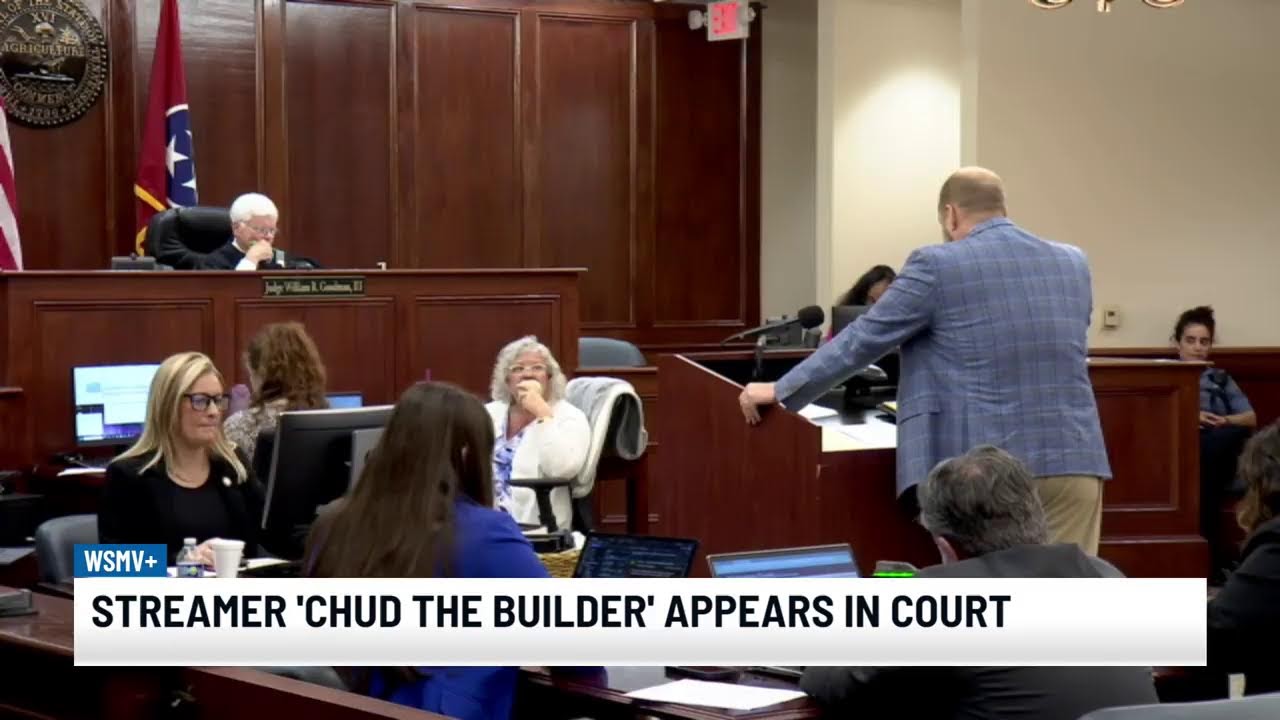 В прямом эфире: Скандально известный стример &laquo;Chud the Builder&raquo; предстал перед судом.