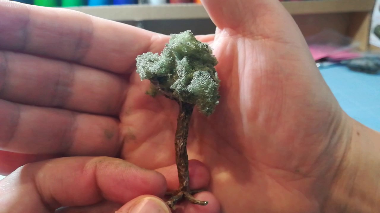 Arbre miniature facile. Easy miniature tree