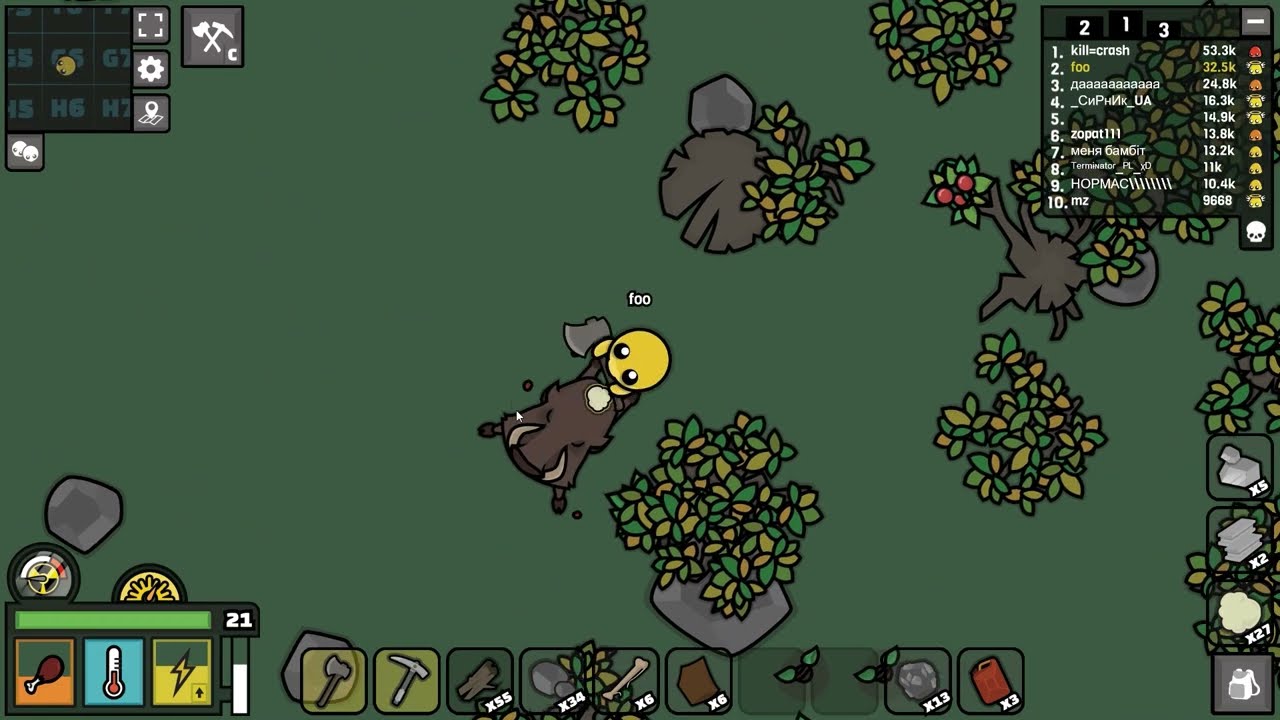 Fullgame Devast.io part 24 / Battle of farmers against clans Devast.io