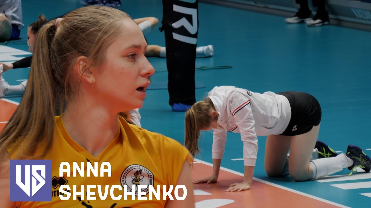 Anna Shevchenko | Beautiful Volleyball Girl | Warming up