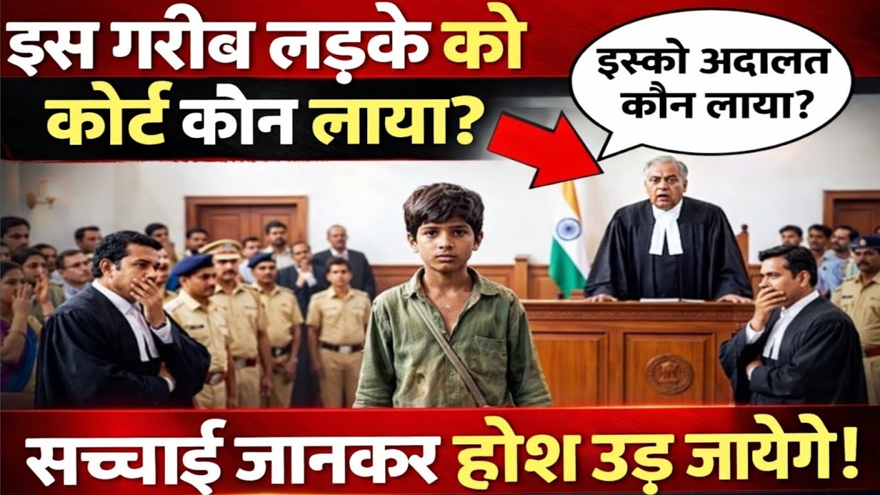  इस गरीब लड़के को कोर्ट कौन लाया? 😱 सच्चाई जानकर होश उड़ जाएंगे ! gareeb ladka story EmotionalStory