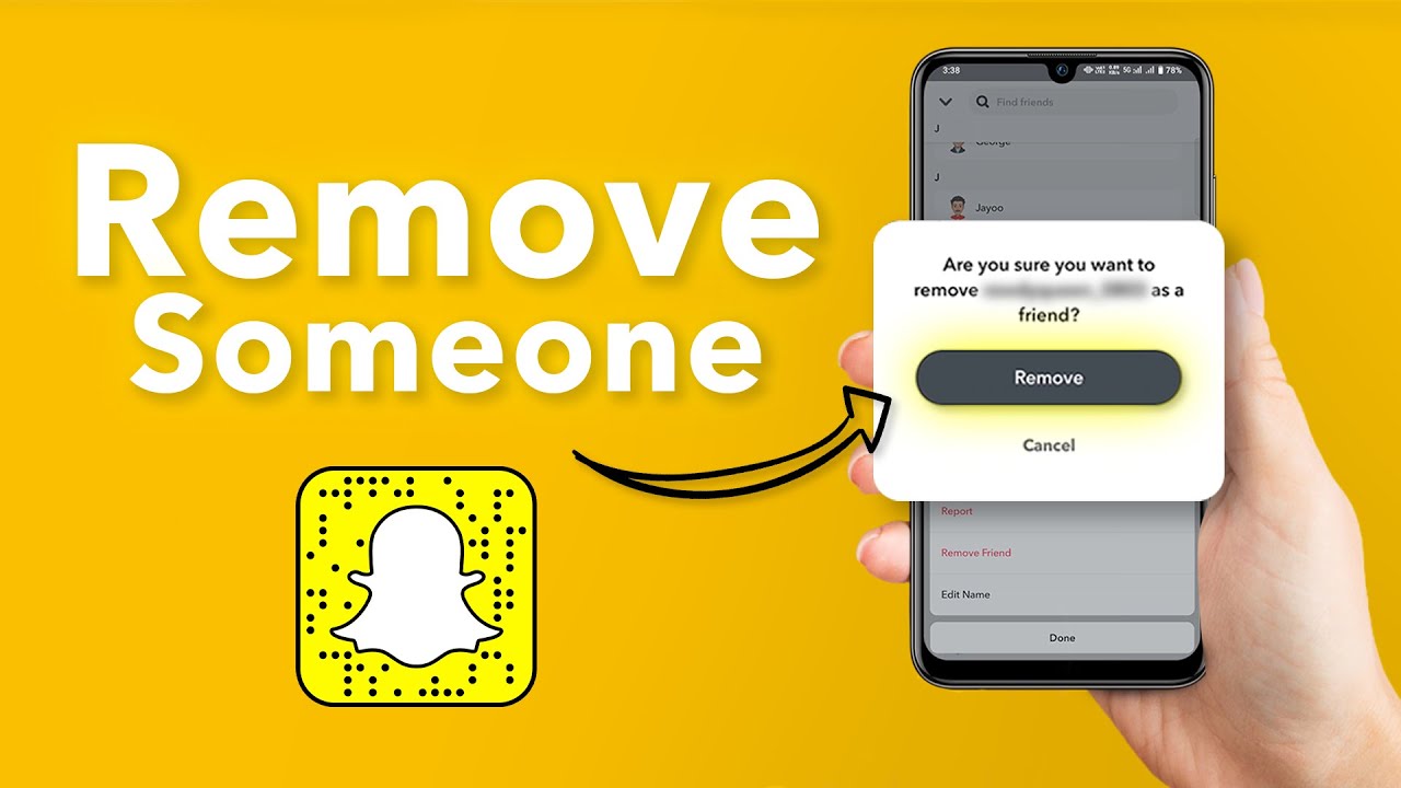 Как удалить кого-то из Snapchat? #snapchat