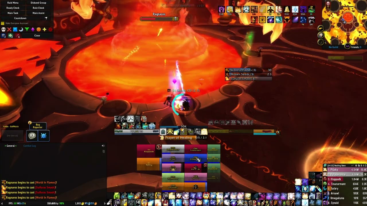 Ragnaros HC 10  - PTR Oct 10 2024 - Discipline Priest PoV
