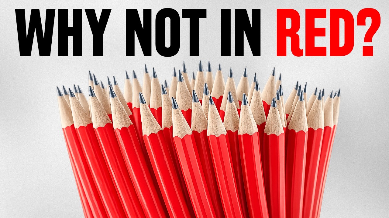 Why Pencils Are ALWAYS Yellow (Design Genius or Accident?)