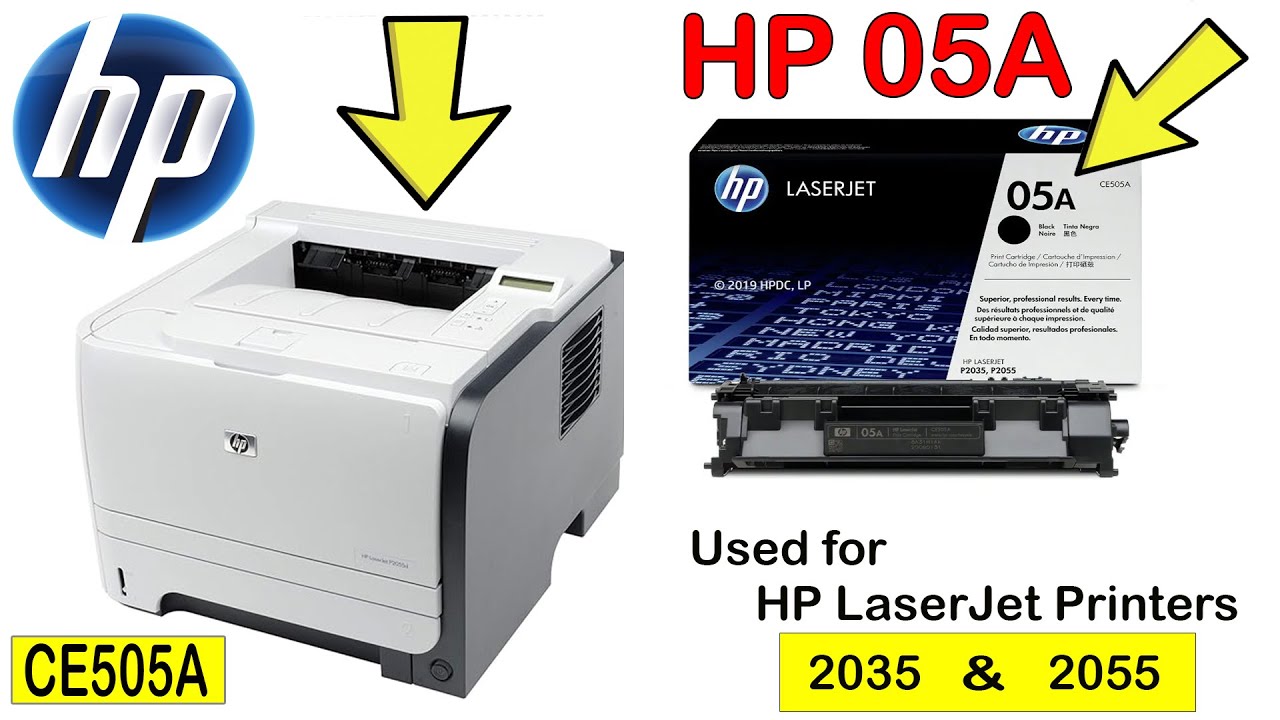 How to refill hp LaserJet 05A (CE505A) Toner? work with: HP LaserJet P2055d , P2055dn & P2055x.