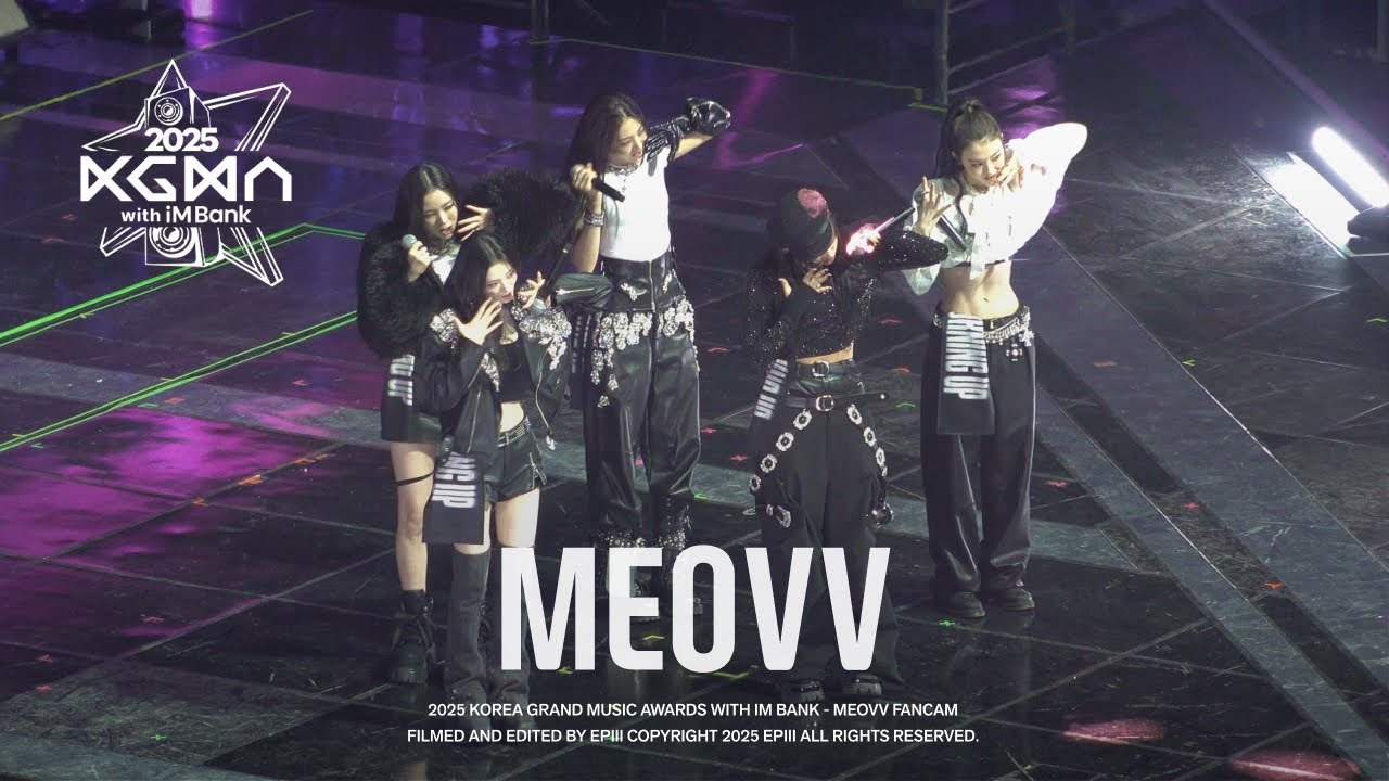 [4K] 251114 KGMA2025 MEOVV 미야오 (fancam) | BODY, BURNING UP, HANDS UP