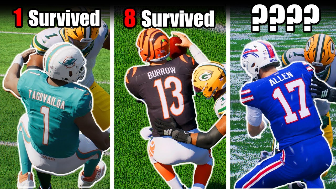Я устроил каждому квотербеку турнир на выживание в борьбе за мяч (Madden 26)