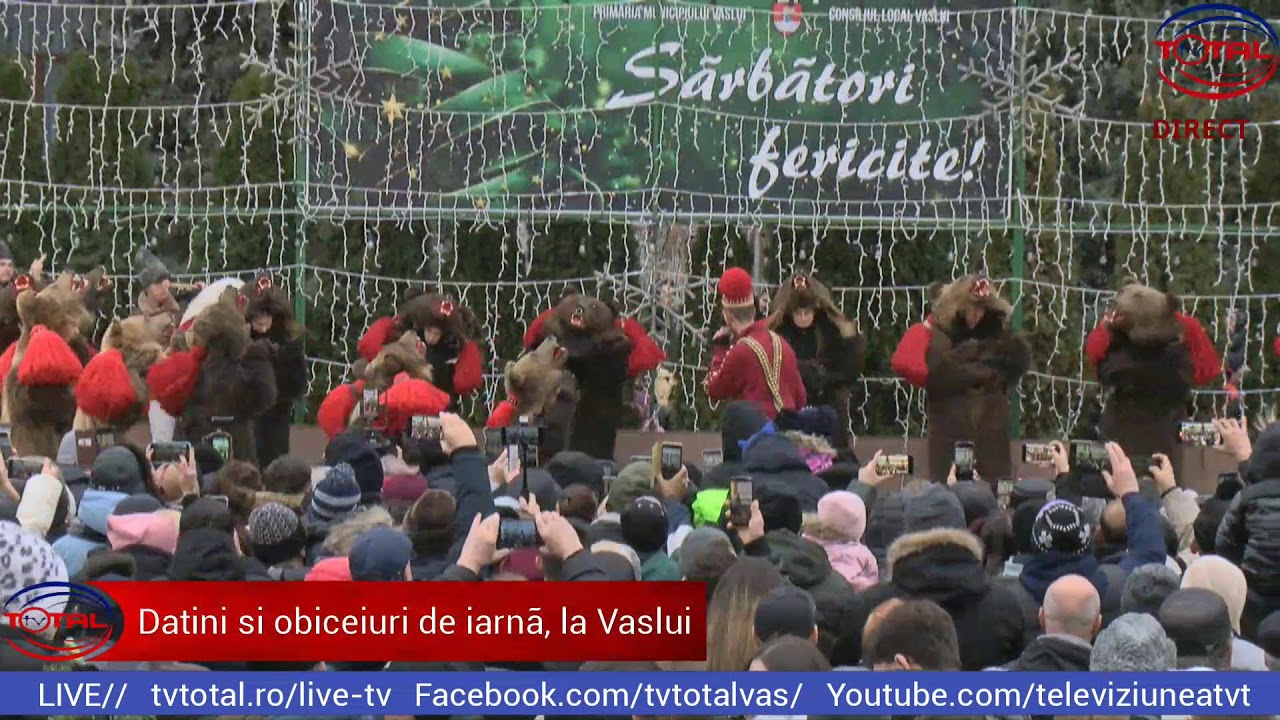 LIVE//Festivalul de datini si obiceiuri de iarn&atilde;
