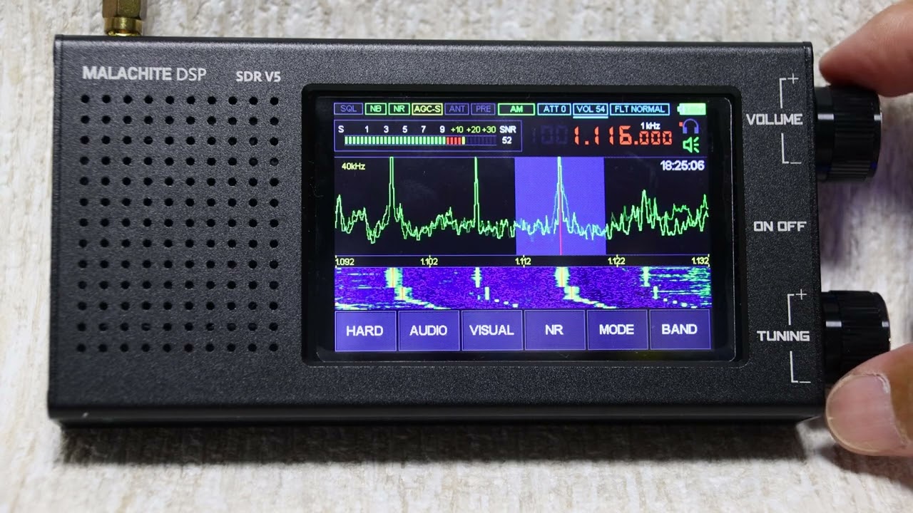 最新のBCLラジオで、中波放送を聞いてみた 509KHz ~ 1,728KHz　MALACHITE DSP SDR V5　  DSP Radio Receiver
