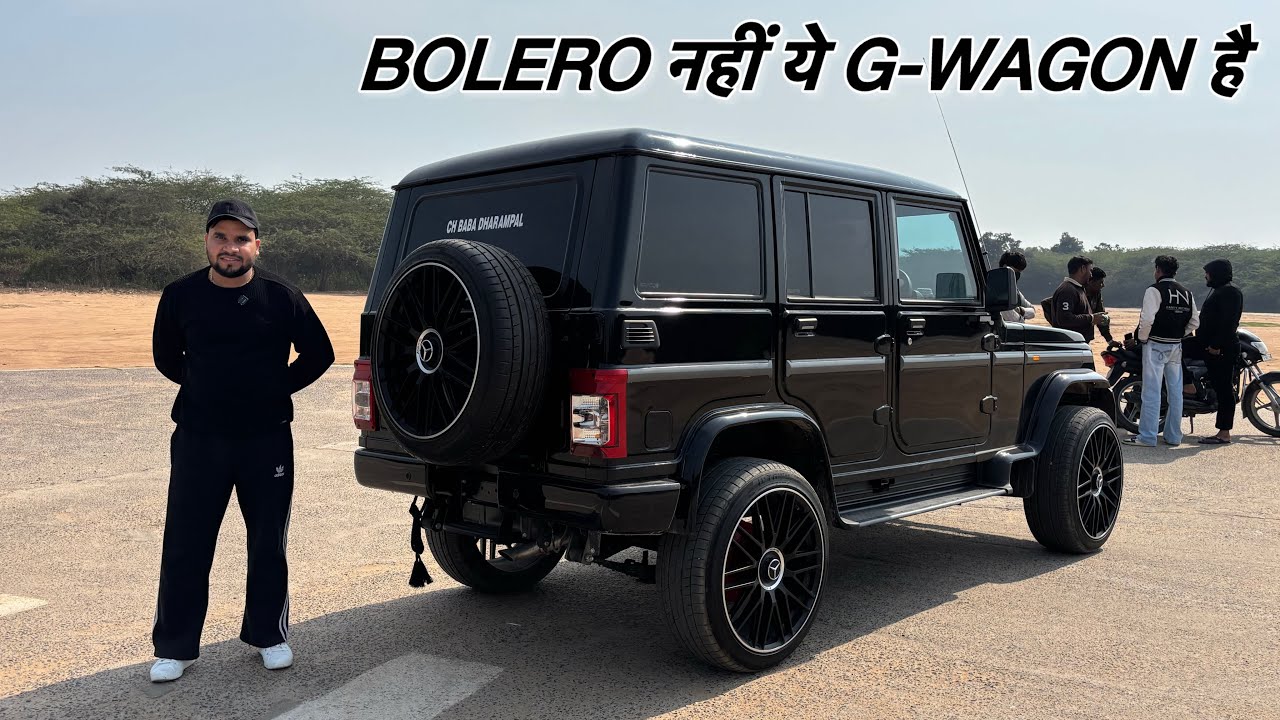 10.50 लाख की Bolero को G Wagon बना दिया😲😲 | Original Amg Alloys | 