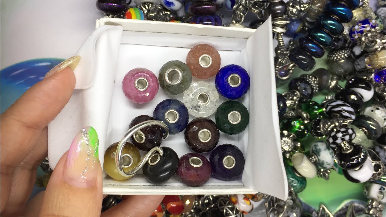 TROLLBEADS ANELLO COMPONIBILE CON VARIE PIETRE