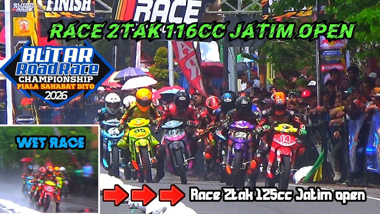 Race 2tak 116cc Jatim open & 2tak 125cc Jatim open ‼️BLITAR Roadrace Championship 2026