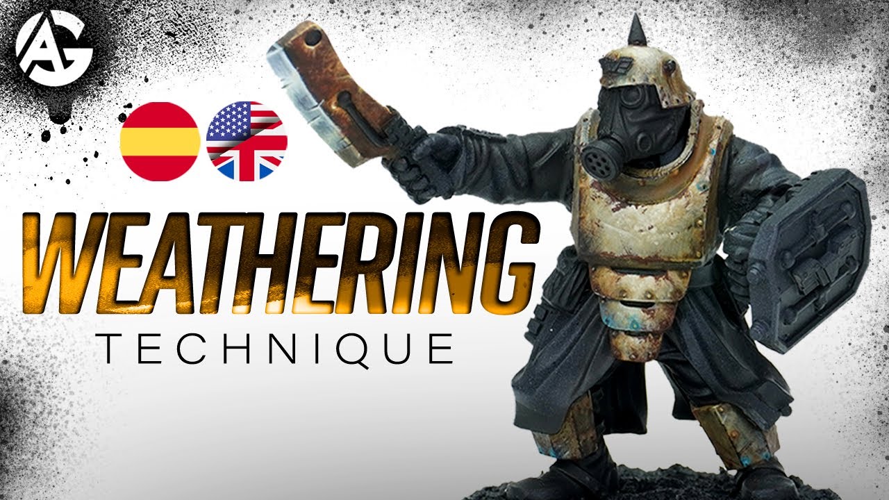 How you do WEATHERING on miniatures  ✅/ Como hacer WEATHERING en miniaturas ✅