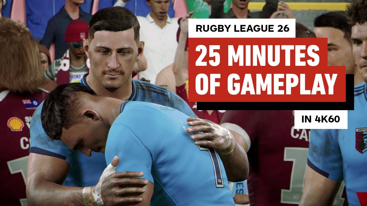 Rugby League 26 - 25 Minutes of 4K Gameplay