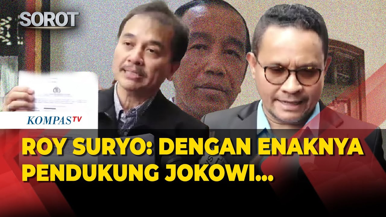 [FULL] Roy Suryo Laporkan 7 Orang Pendukung Jokowi ke Polda Metro, Siapa Saja?