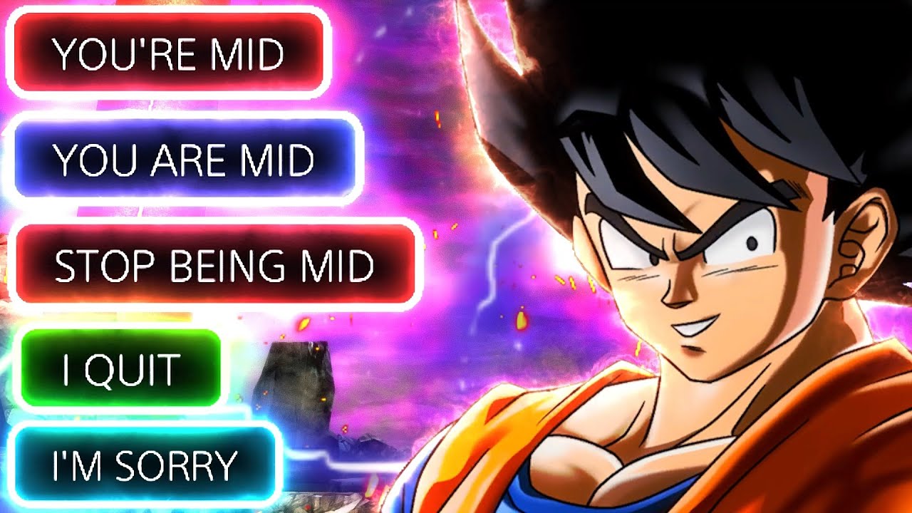 He Called Me Mid. So I Used Goku (Mid) From Budokai Tenkaichi 3. He Then Disconnected And Apologized