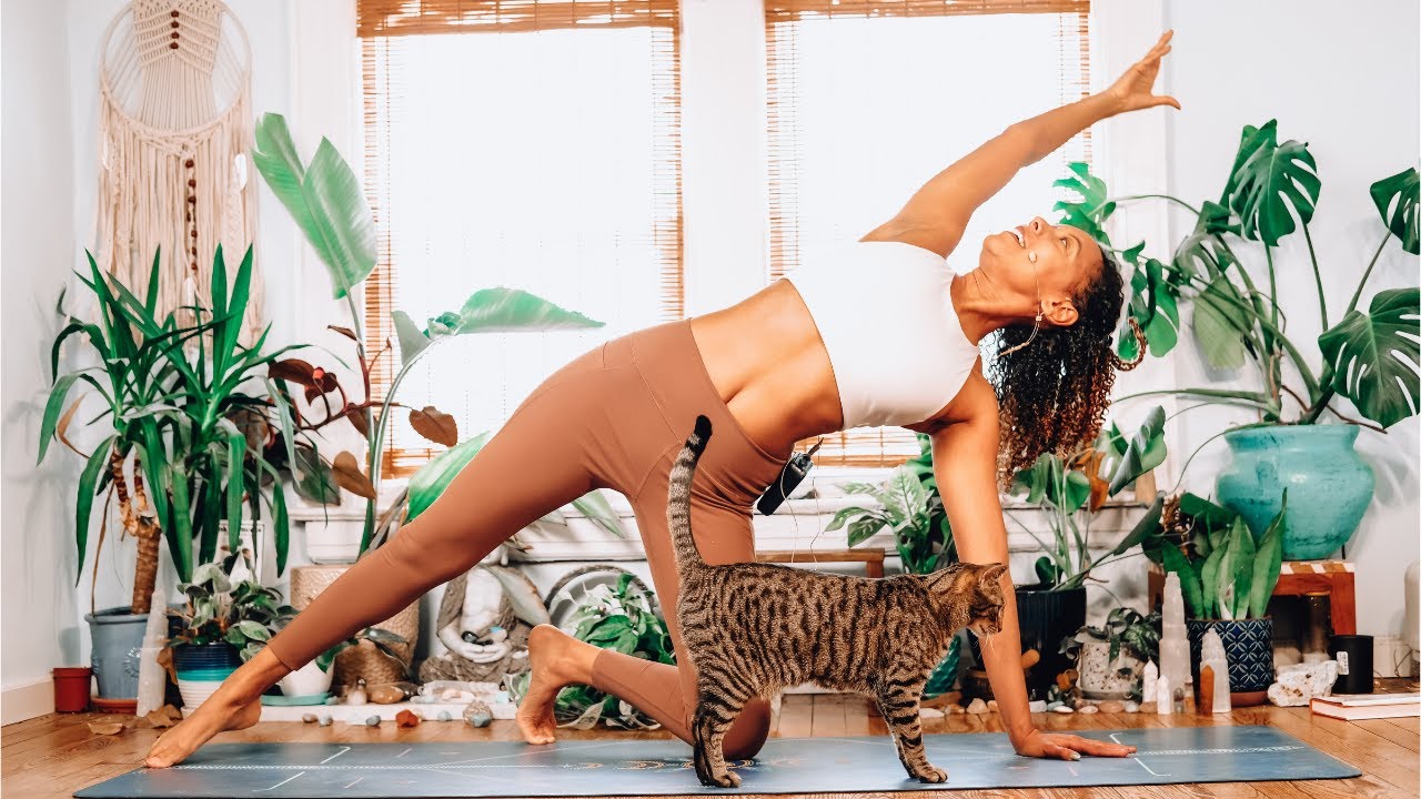 45 MIN. YOGA FLOW FOR TRANSFORMATION| ECLIPSE YOGA AFFIRMATION YOGA FLOW