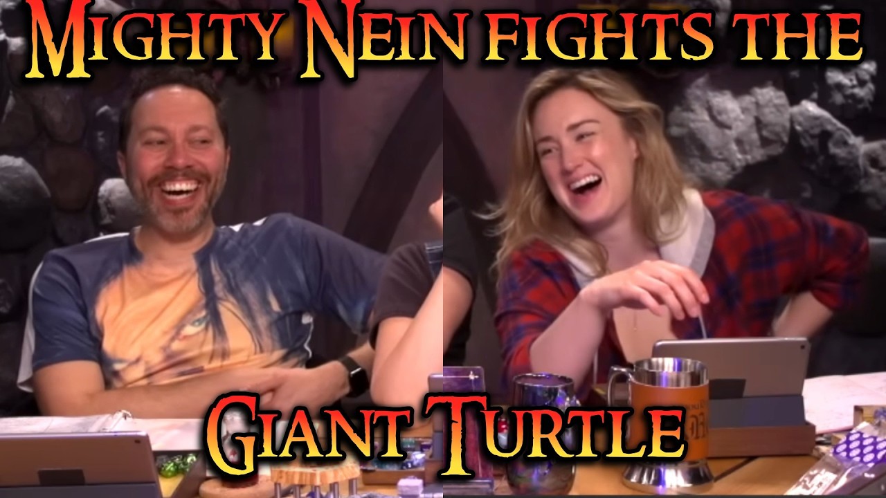 Mighty Nein Fights the Giant Turtle