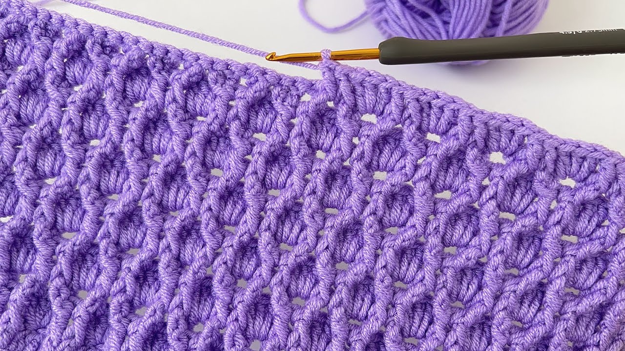 👌🏻💥wonderful💥 for blanket bags and sweaters / very easy crochet for beginners in crochet pattern