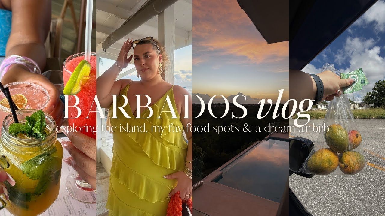 barbados vlog II...the best food spots, girls trip vibes & fully exploring the island