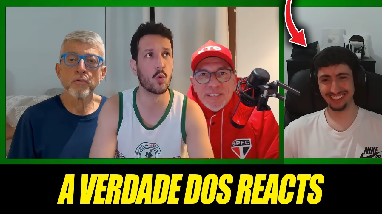 COMO EU FAÇO OS REACTS de FUTEBOL do REACT TORCEDORES FC?