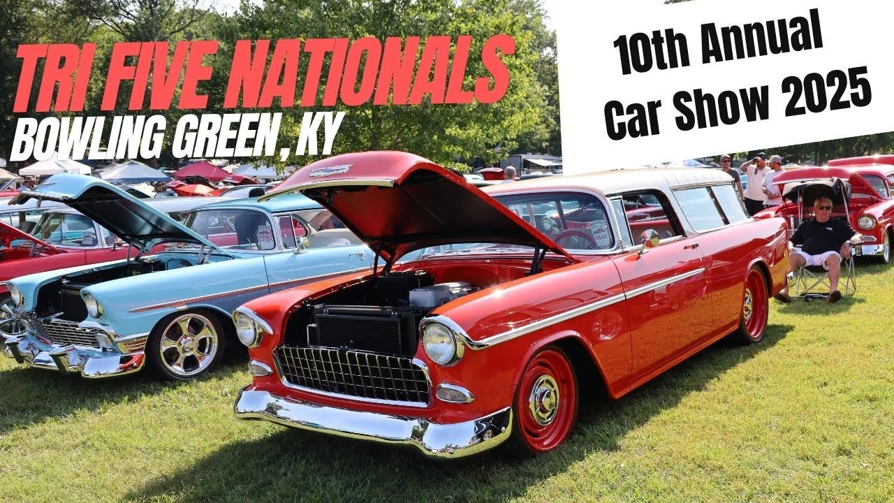 Tri Five Nationals 2025 All 1955-1957 Chevrolet Car Show Bowling Green Kentucky