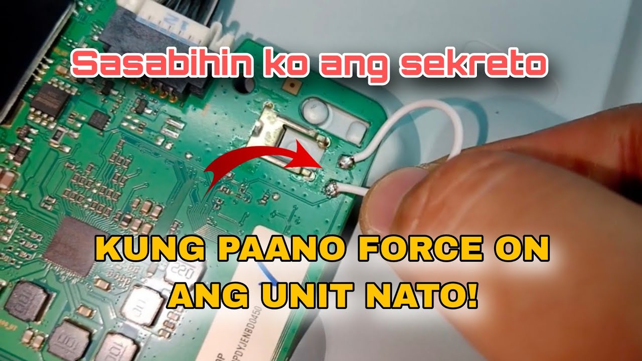 HOW TO FORCE ON MAINBOARD OF SAMSUNG SMART TV! AUTO SHUT OFF PROBLEM...