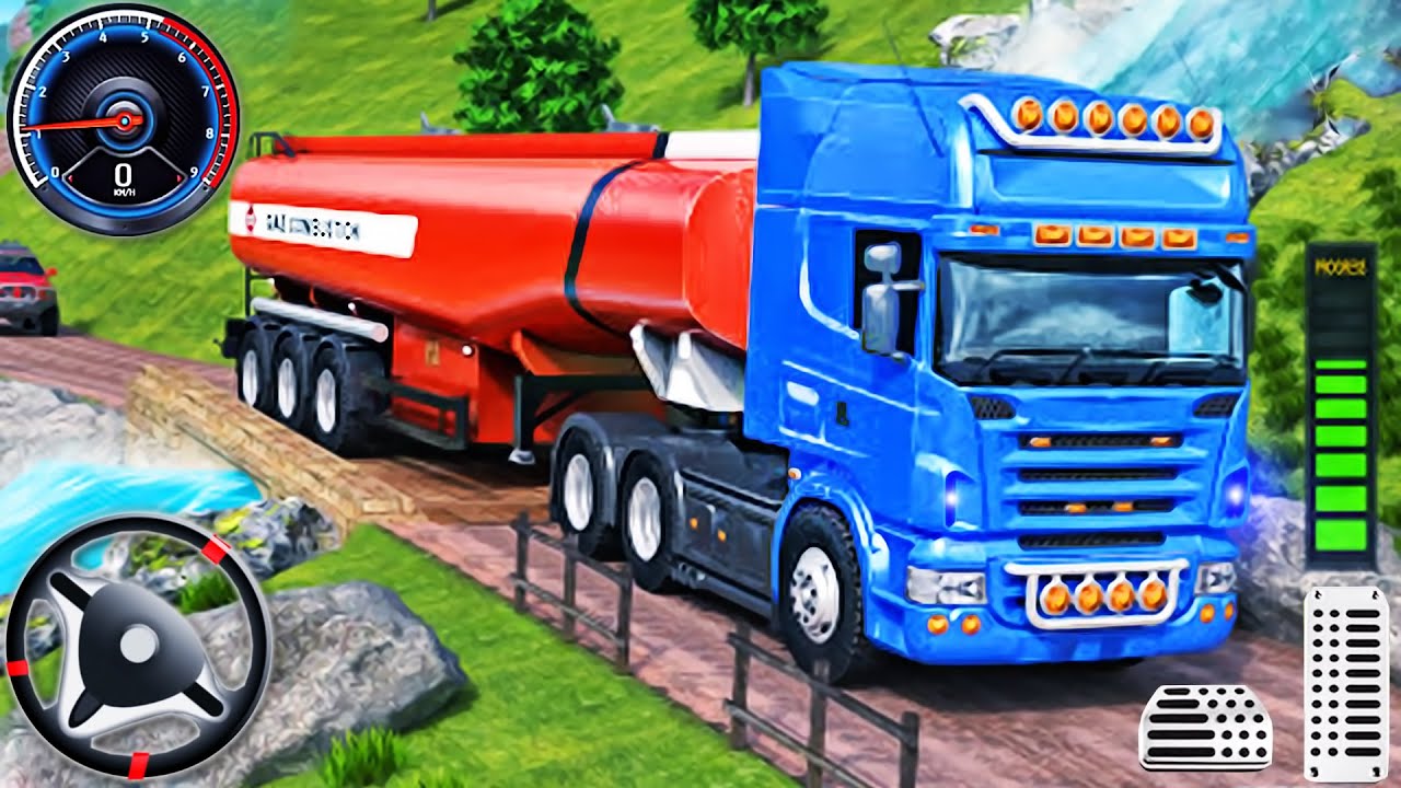 Tanker Truck Driving Simulator - Heavy Cargo Oil Transporter Truck Driver 3D - Android GamePlay